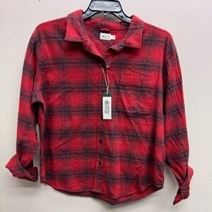 Alpine Red and Black Plaid Shirt